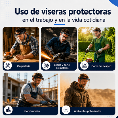 Máscara Protectora Integral Antivaho, Antigolpes y Cómoda para Llevar Todo el Día