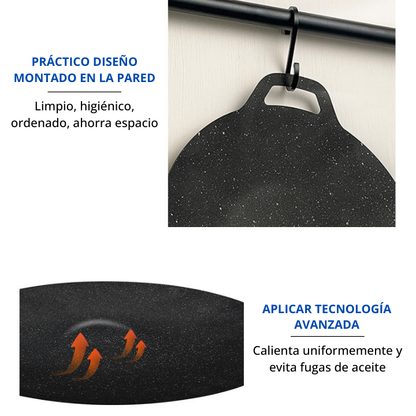 Sartén antiadherente de 6 capas EasyCook™ — Reduce el aceite y cocina de forma más saludable para tu familia