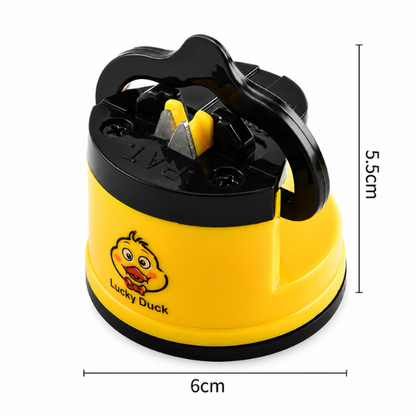 70% DE DESCUENTO | Afilador de cuchillos práctico para la cocina, con base de succión antideslizante