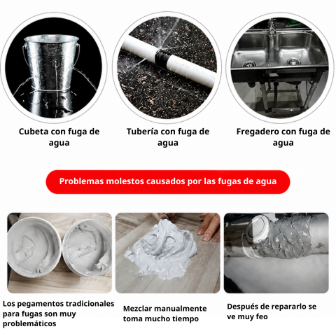 Cinta multiusos contra fugas de agua