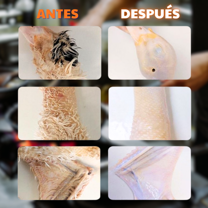 Desplumadora portátil manual para aves