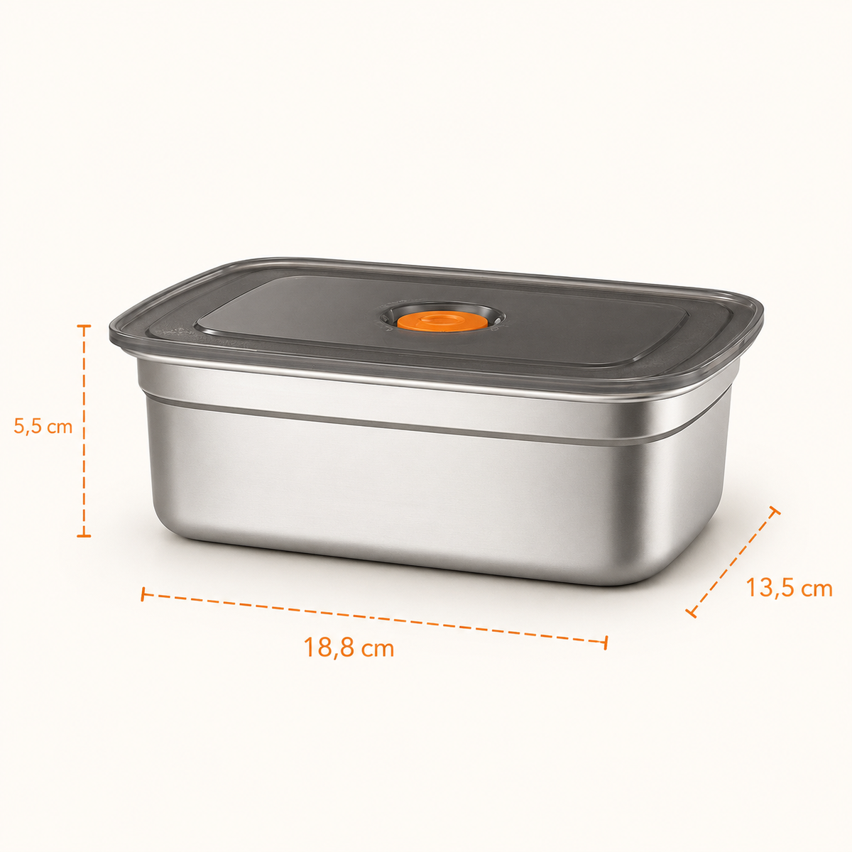 Recipiente Premium al Vacío de Acero Inoxidable 316 – 1500 ml
