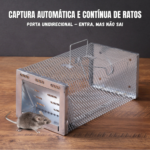 BestSeller™ - Armadilha Humanitária em Gaiola para Ratos, Camundongos e Esquilos Vivos