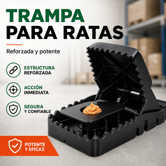 Trampa para Ratones Trapper T-Rex | Activación Rápida y Reutilizable