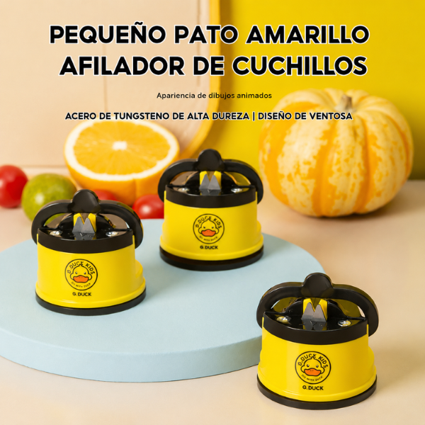 70% DE DESCUENTO | Afilador de cuchillos práctico para la cocina, con base de succión antideslizante