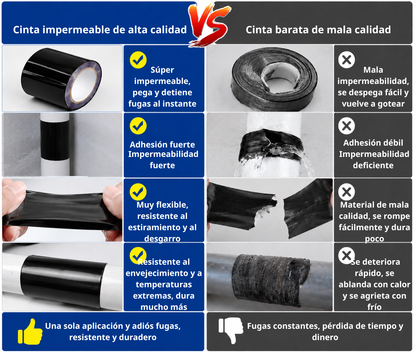 Cinta multiusos contra fugas de agua