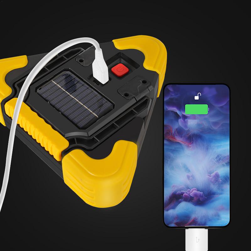 ⚜️ (SÚPER OFERTA) Triángulo De Emergencia 3 En 1 Para Auto Con Luz LED Súper Brillante
