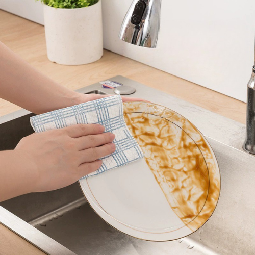 Paño De Cocina En Rollo, No Suelta Pelusa, No Absorbe Aceite, Paño Especial Para Cocina, Uso En Seco Y Húmedo, Paño Multiuso