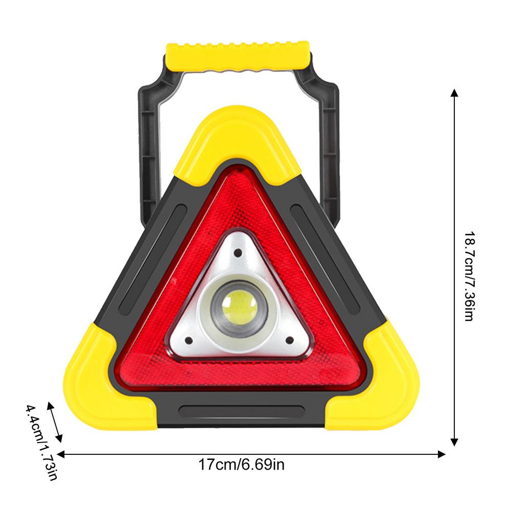 ⚜️ (SÚPER OFERTA) Triángulo De Emergencia 3 En 1 Para Auto Con Luz LED Súper Brillante