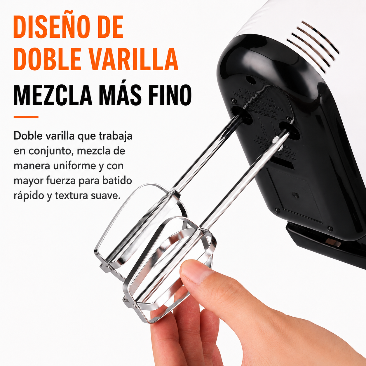 Batidora De Mano Scarlett HE-133 Multiusos Para Repostería Y Cocina En Casa