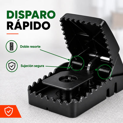 Trampa para Ratones Trapper T-Rex | Activación Rápida y Reutilizable