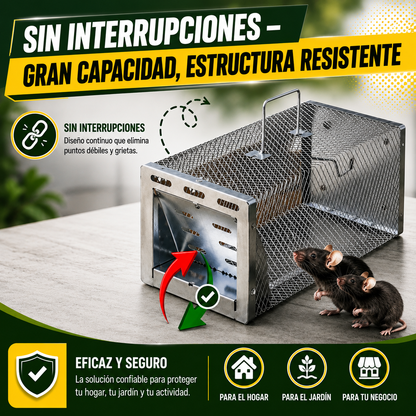 BestSeller™ - Trampa Humanitaria para Ratones, Ratas y Ardillas Vivas