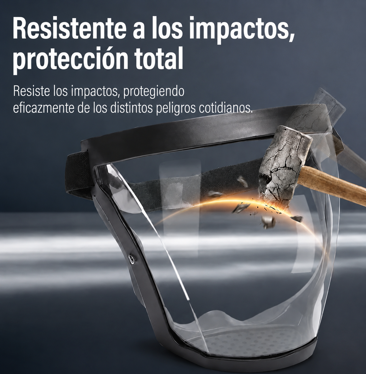 Máscara Protectora Integral Antivaho, Antigolpes y Cómoda para Llevar Todo el Día