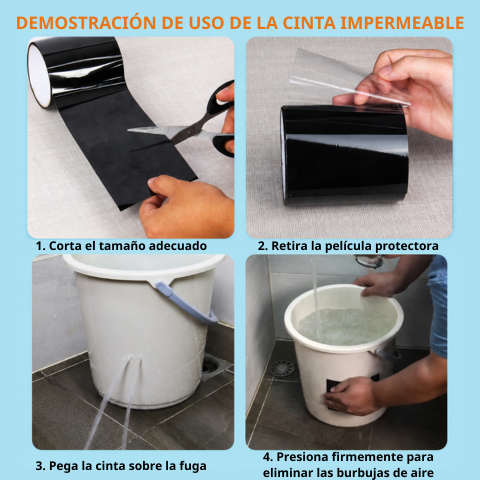 Cinta multiusos contra fugas de agua