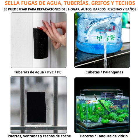 Cinta multiusos contra fugas de agua