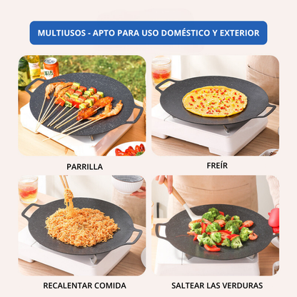 70% DE DESCUENTO | Sartén Antiadherente Multiusos De 6 Capas, Se Puede Utilizar Para Placas De Inducción