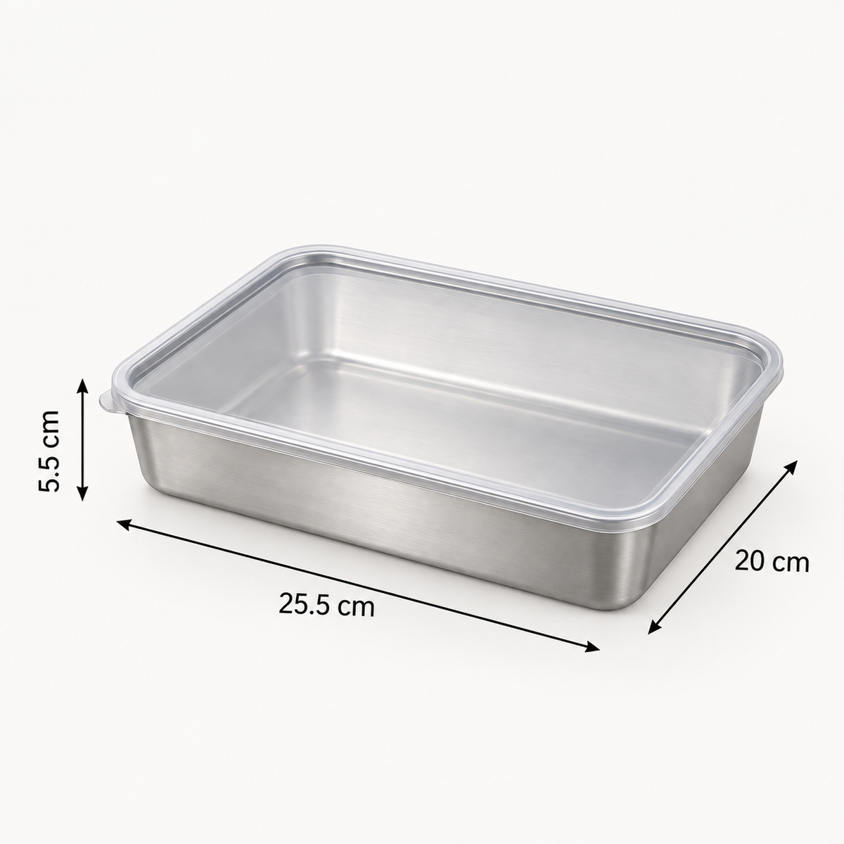 Contenedor de acero inoxidable 304 — refri sin malos olores y comida fresca toda la semana.