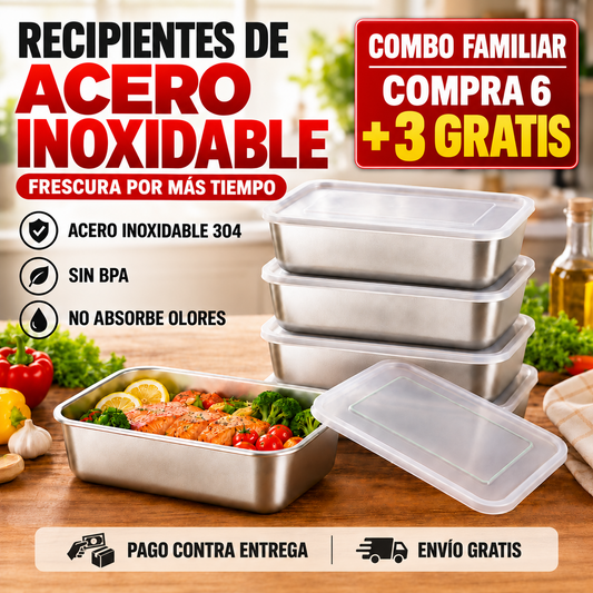 Cajas Para La Conservación De Alimentos, Bandeja Rectangular De Acero Inoxidable SUS304 (25x20x5cm)