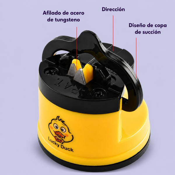 70% DE DESCUENTO | Afilador de cuchillos práctico para la cocina, con base de succión antideslizante