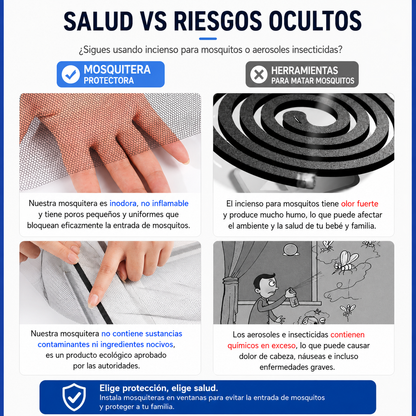 MALLA MOSQUITERA MAGNÉTICA PARA VENTANAS (1.50m x 1.80m)