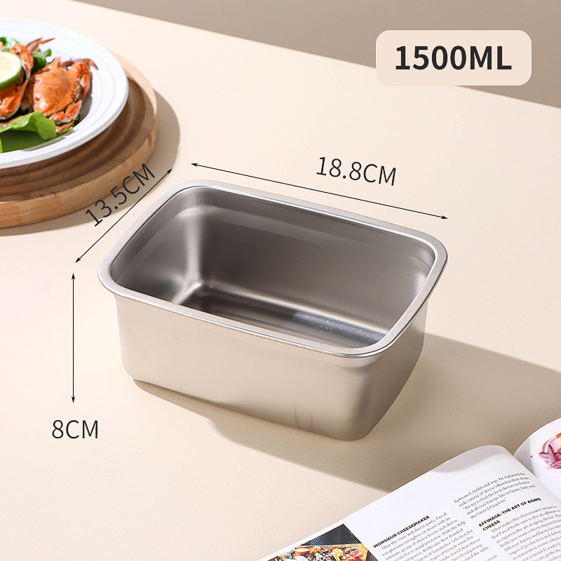 70% DE DESCUENTO | Recipiente Antibacteriano al Vacío para Alimentos de Acero Inoxidable, Tamaño Grande de 1500 ml (19 x 14 x 8 cm)
