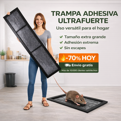 ⚡ Trampas adhesivas profesionales – tamaño extra grande para capturar más rápido