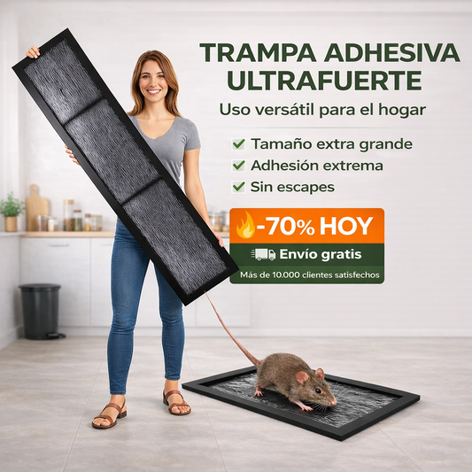 ⚡ Trampas adhesivas profesionales – tamaño extra grande para capturar más rápido